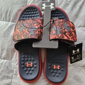 New Mens Under Armour sz 11 Slides